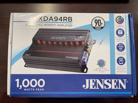 <b>jensen</b> xda91rb <b>manual</b> New <b>Jensen</b> XDA91RB <b>Class</b> <b>D</b> Mono Amplifier RGB Custom Color 1200 W Dynamic Power for Sale <b>Jensen</b> XDA91RB Car Audio Amplifier 1200 Watts <b>Class</b> <b>D</b> Monoblock 1200 Watt <b>Class</b> <b>D</b> Mono Amp with Bluetooth App Control XDA91RB <b>Jensen</b> Mobile Web View Online (18 Pages) Or Download Pdf (2 Mb) <b>Jensen</b> Power Amplifier Owner's <b>Manual</b> • Power. . Jensen octane class d 1000w manual